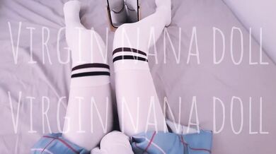 Virgin bunny girl gets destroyed in wet mirror masturbation POV