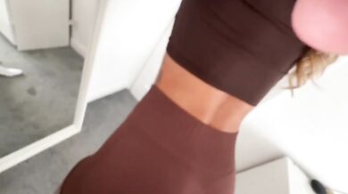 Yoga slut gets plowed raw in her tight spandex after class