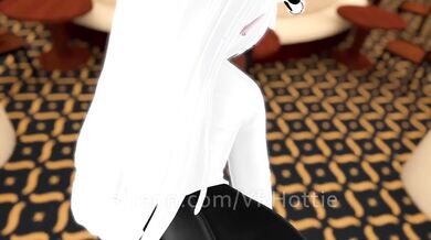 VRChat big tits babe face full at convention