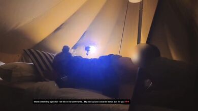 Risky Open Door Gush Naughty British MILF Cums Loud On Hotel Floor