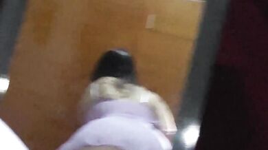 Beautiful student gets her tightest holes wrecked by hung studs in school bathroom