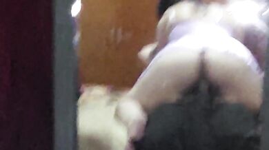Beautiful student gets her tightest holes wrecked by hung studs in school bathroom