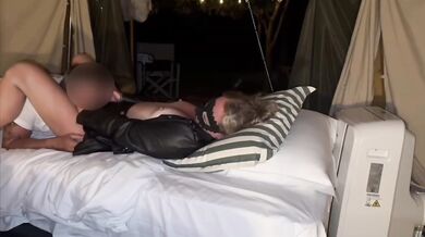 Exposed British MILF Cums Loud Outside Her Open Door