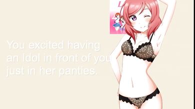 Maki's private fan experience choked deep by desperate Joi
