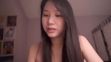 Cute Asian Good Girl ASMR Solo Squirting Slurps