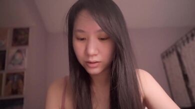 Cute Asian Good Girl ASMR Solo Squirting Slurps