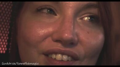 ASMR dirty talk face close up her pleasure destroyed