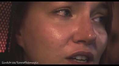 ASMR dirty talk face close up her pleasure destroyed