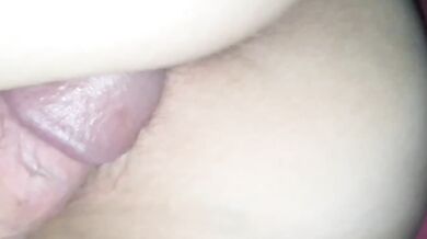 My friend's naughty wife stripped fucked in sheer lingerie creampie