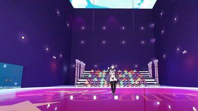 Thicc Elf VTuber Strips Fucked Hard in MMD Hentai