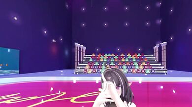 Thicc Elf VTuber Strips Fucked Hard in MMD Hentai