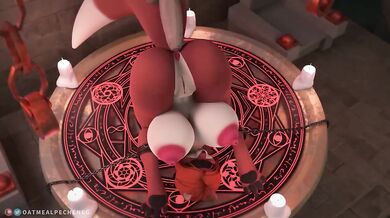 Maid Marian destroyed by big tits lusted furry thick dick screeching