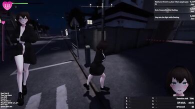 Secret Manaka hentai game destroys gamer with huge tits squirt