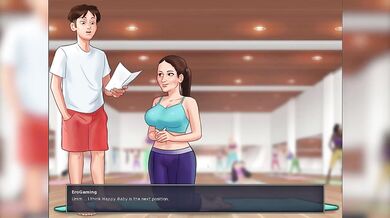 Yoga Instructor Anna Gets Destroyed While Humping In Summertime Saga