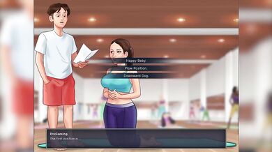 Yoga Instructor Anna Gets Destroyed While Humping In Summertime Saga