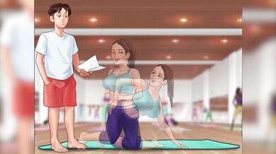 Yoga Instructor Anna Gets Destroyed While Humping In Summertime Saga