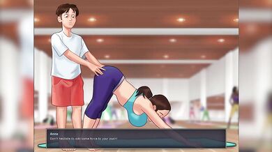 Yoga Instructor Anna Gets Destroyed While Humping In Summertime Saga