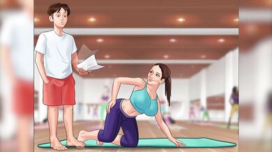 Yoga Instructor Anna Gets Destroyed While Humping In Summertime Saga