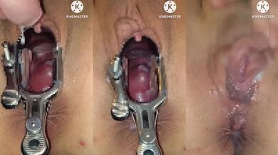 POV Dangerous uterine flood after cumshot clogging her creampie