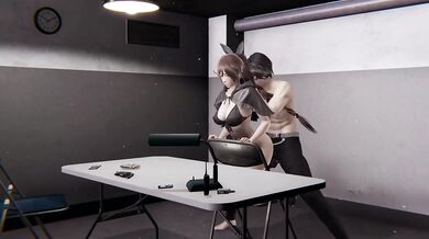 Shaula gets destroyed in the chair raw hentai 3D