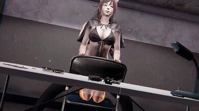 Shaula gets destroyed in the chair raw hentai 3D