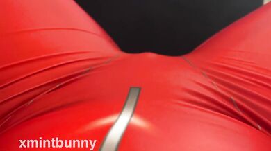 Asuka the tease fingering her pussy raw till cum drips down her thighs