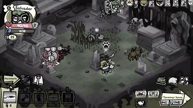 Hot kittens get destroyed by Dybbuk's giant cock in Mewgenics gameplay