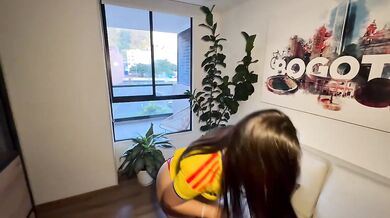 My stepbrother destroyed my latina pussy raw hard