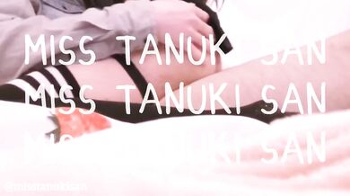 First time cowgirl drenched in cum inside sultry tanuki