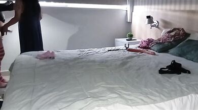 Crossdresser sissy fucks ama de casa madura morning sex rough anal