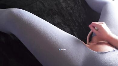 Steamy POV Pantyhose Squirt Solo British Girl Drips Wet