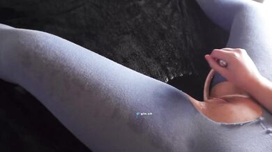 Steamy POV Pantyhose Squirt Solo British Girl Drips Wet