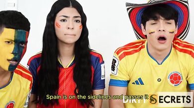Orgy after the sports match with 3 hot fans DP and cumshots