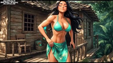Tree House One AI Girl Gets Fucked Loud By Daddy in Jungle Passion