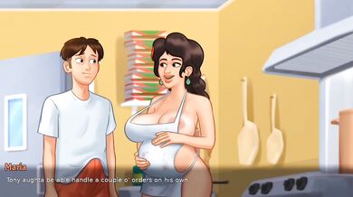 Maria gets destroyed in Summertime Saga 21.0.0 preview hottest milf sex game ever