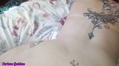 Curious goddess gets stuffed with a big ass bbc and devours her steppie pussy raw