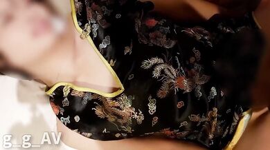Chinese cosplay gal cabaret girl raw pounded homePOV creampie only here