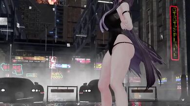 BAE Elf VTuber Stripped Bare in Nude MMD Hentai Cosplay