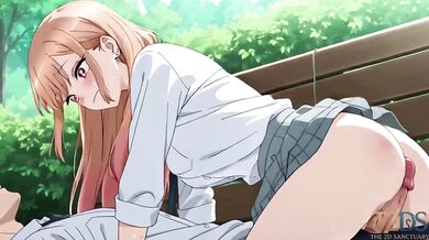 Marin Kitagawa gets public park sex with thick creampie riding