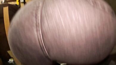 MILF overalls no panties power tool vibes deepthroat doggy cum inside messy real amateur