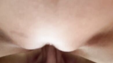Extreme close up Asian pussy destroyed loud sloppy missionary creampie