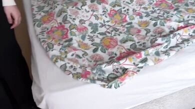 My neighbor was mad until my dick made her feel better creampie doggy style