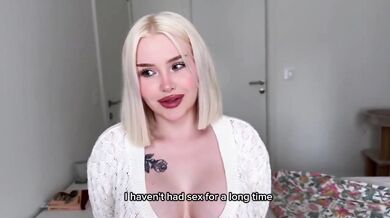 My neighbor was mad until my dick made her feel better creampie doggy style