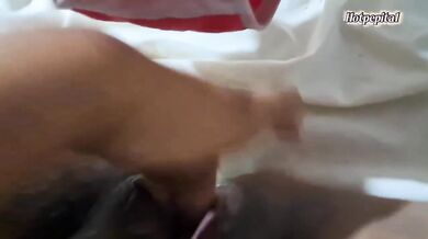 BBW Latina Gushes 9 ORGASMS in 2 Minutes Squirt Masturbation Home Alone