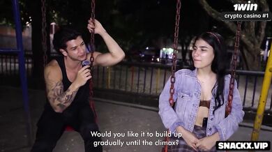 Latina teen destroyed by huge cock at playground screaming anal hardcore