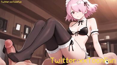 Dr Stone Maid Xxxtoonfun rough Blowjob cumshot Luna Wright hentai animation
