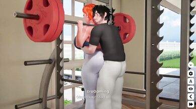 Boner got STUCK between Zoe's Ass Wow Big Dick Princess Peach Gangbang Parody