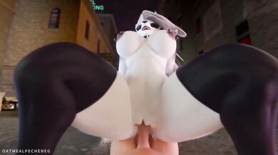 Loona Back Alley Rough Milf anal helluva boss creampie