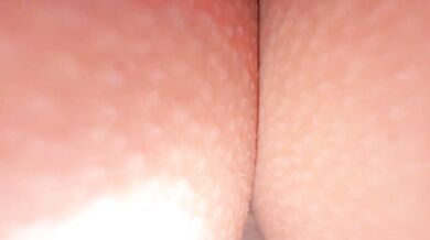 Tight pussy creaming and dripping on big ass dick MILF raw