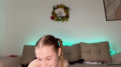 Cop POV gets wrecked by giant dildo stuffed in her tight slut cunt and ass